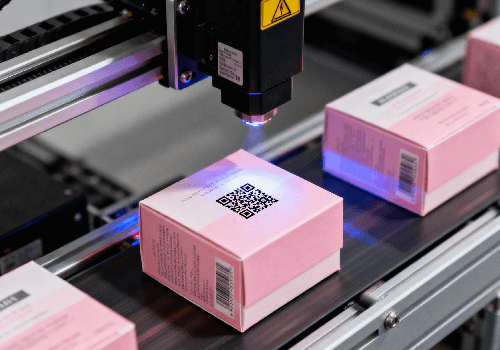 一条产线日赋百万码！激光雕刻技术让产品赋码成本暴跌 67% 