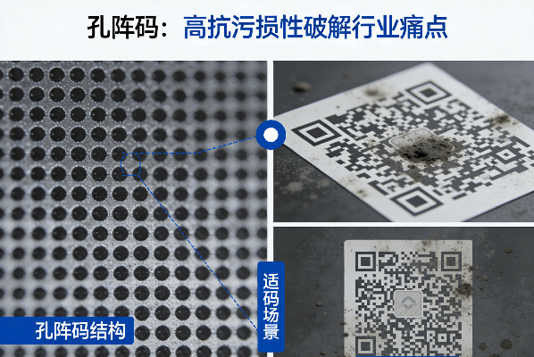 恶劣环境赋码失效？孔阵码以高抗损性破解行业痛点 